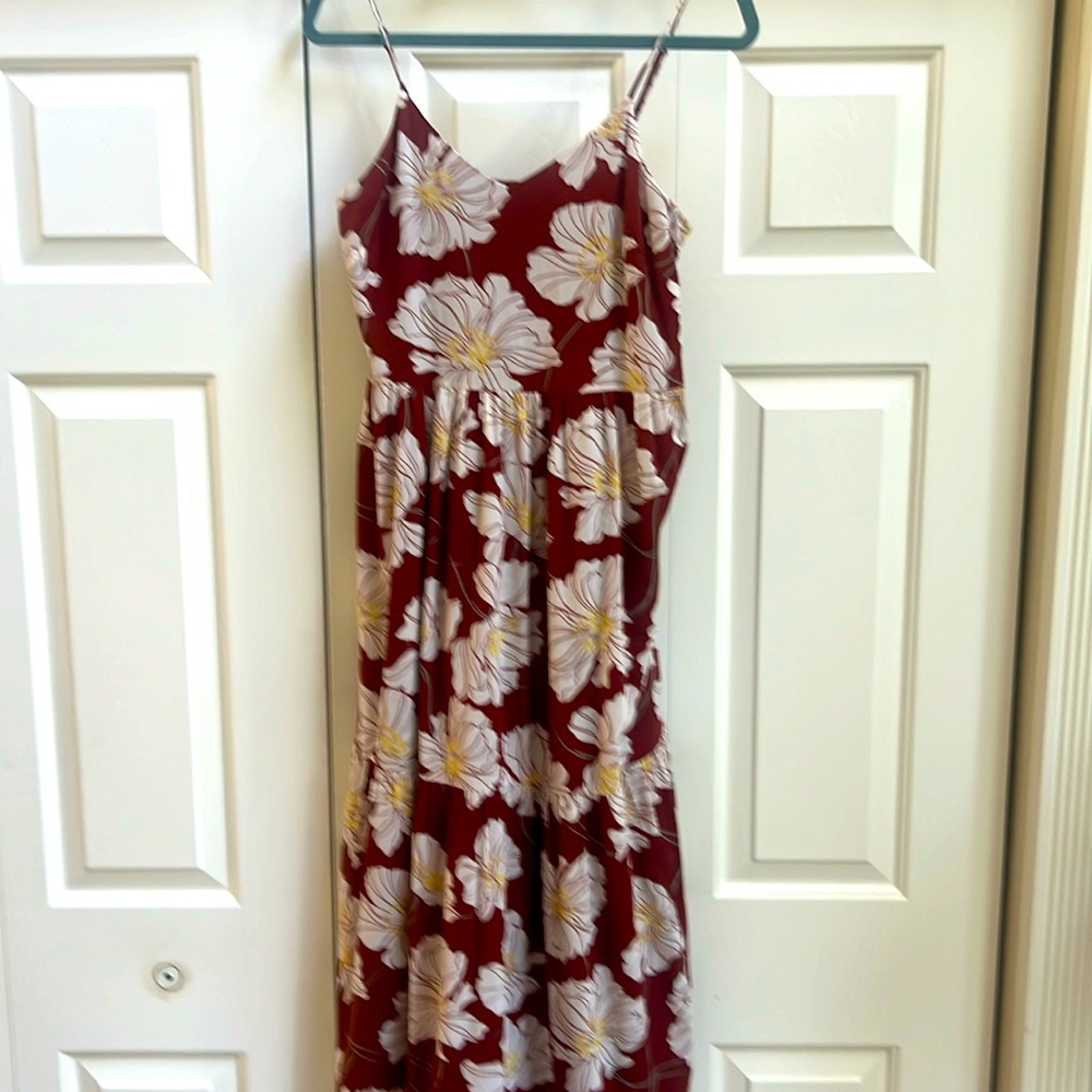 NWT Gap floral midi dress